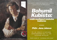 PhDr. Jana Jebavá: Bohumil Kubišta: vůdčí osobnost českého kubismu