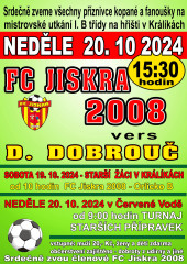 FC Jiskra 2008 A - Dolní Dobrouč