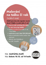 Malování na tašku či vak