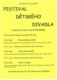 Festival dětského divadla